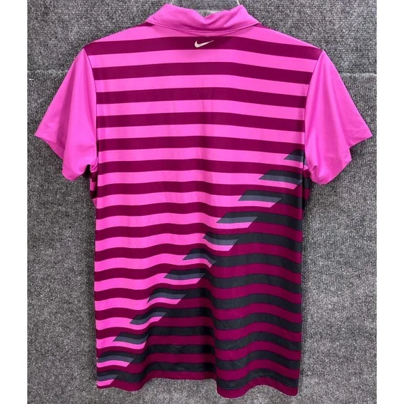 Nike Golf Tour Performance Polo Mens M Dri-FIT Tigers Eye Golf Links - Picture 4 of 10
